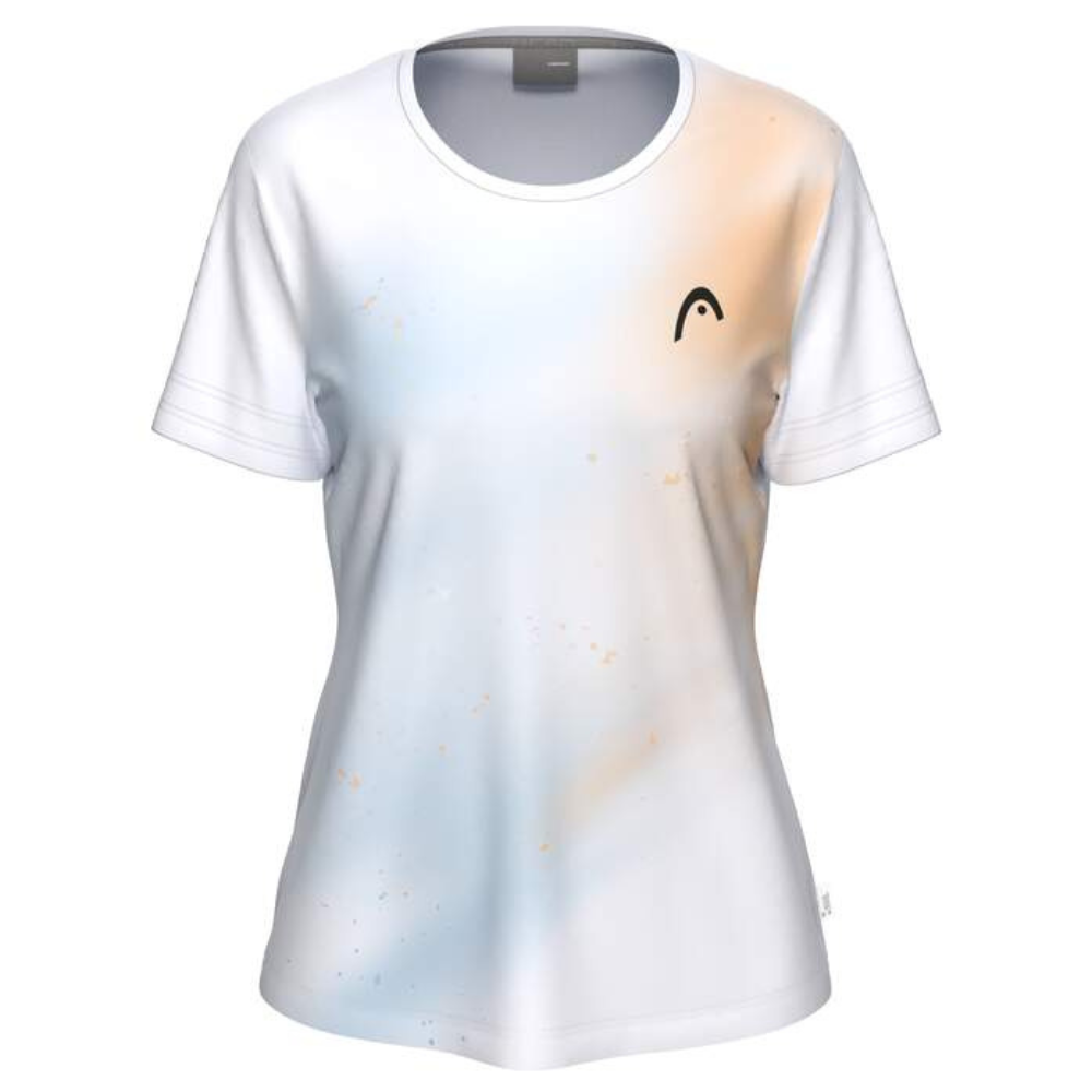 Head Tie-Break ll White/Blue women's T-shirt - Esprit Padel Shop