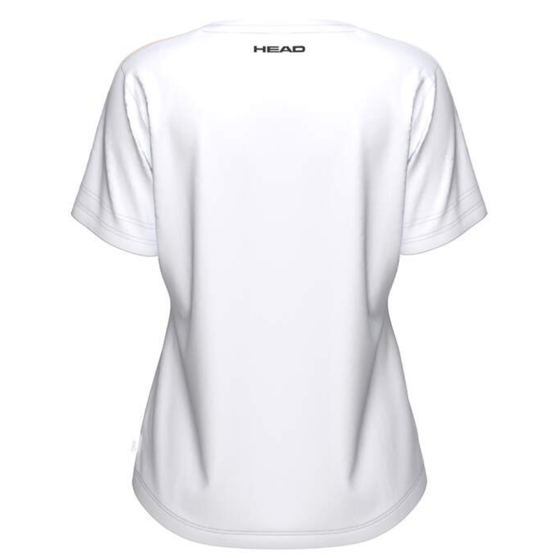 T-shirt Head Tie-Break ll Blanc/Bleu Femme - Esprit Padel Shop