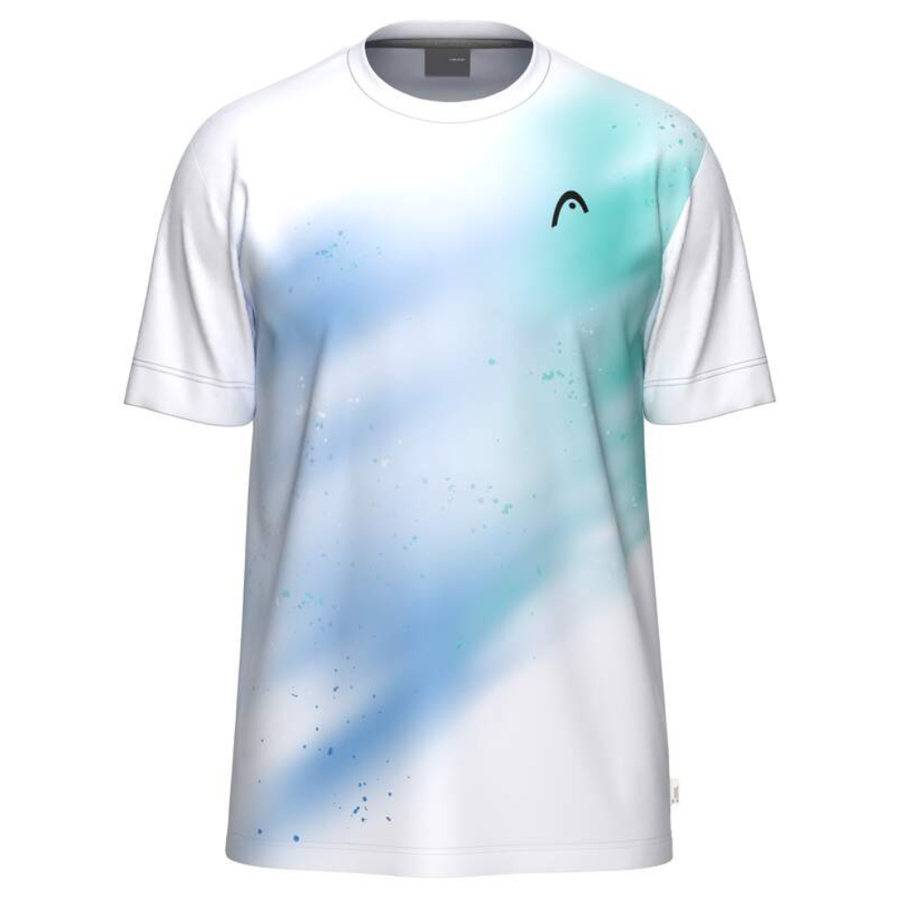 T-shirt Head Topspin Branco/Verde Junior Boy - Esprit Padel Shop
