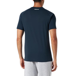 T-shirt Head Topspin Bleu Marine Dos - Esprit Padel Shop