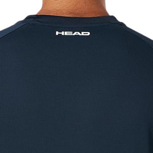 T-shirt Head Topspin Bleu Marine Zoom Dos - Esprit Padel Shop