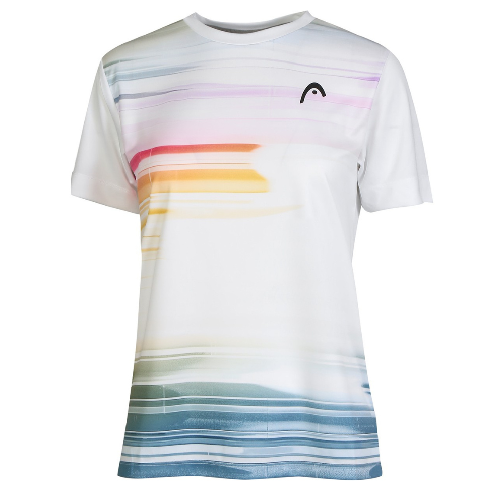 Maglia Head Topspin Bianco/Rosso Junior Boy - Esprit Padel Shop