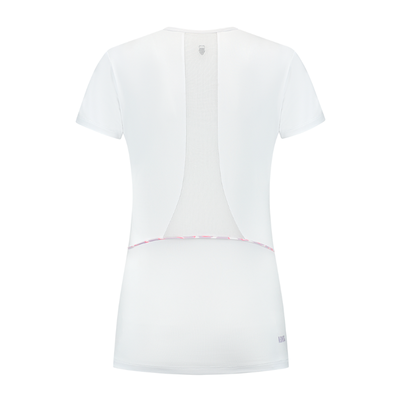 T-shirt K-Swiss Advantage Tee Blanc Femme - Esprit Padel Shop