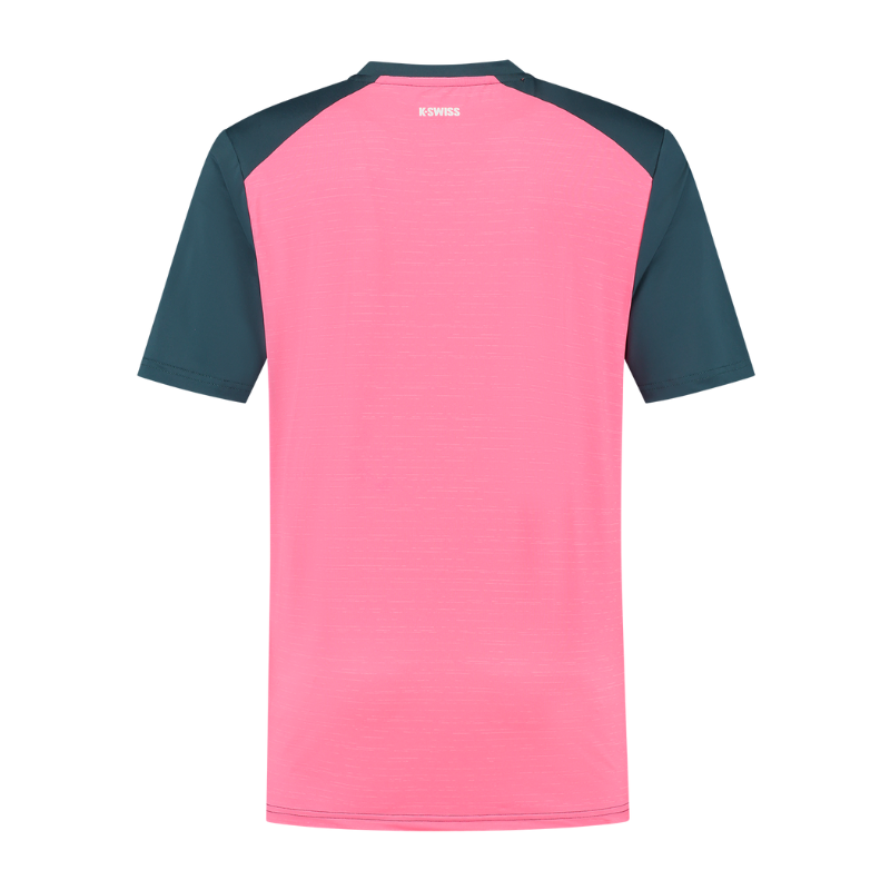 T-shirt K-Swiss Hypercourt Mix Crew Vert - Esprit Padel Shop