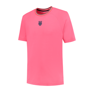 T-shirt K-Swiss Hypercourt Tee Melange Rose - Esprit Padel Shop