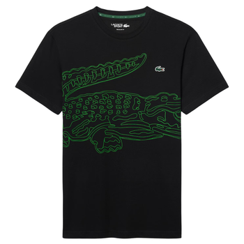 T-shirt Lacoste Noir - Esprit Padel Shop