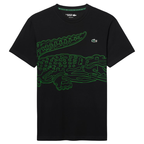 T-shirt Lacoste Noir - Esprit Padel Shop