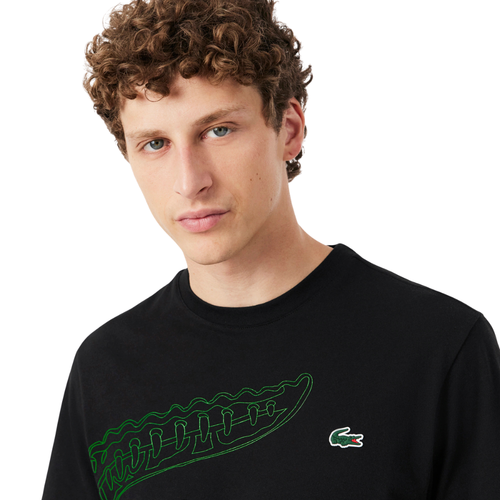 T-shirt Lacoste Noir - Esprit Padel Shop