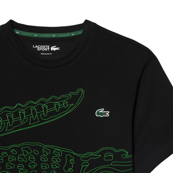 T-shirt Lacoste Noir - Esprit Padel Shop