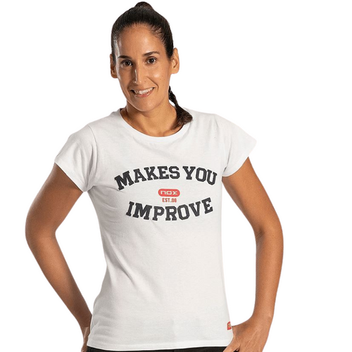 T-shirt Nox Basic Femme Blanc - Esprit Padel Shop