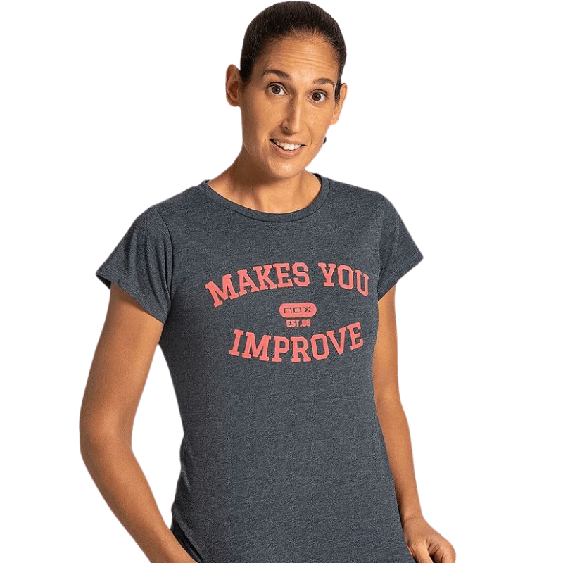 T-shirt Nox Basic Femme Bleu Marine - Esprit Padel Shop