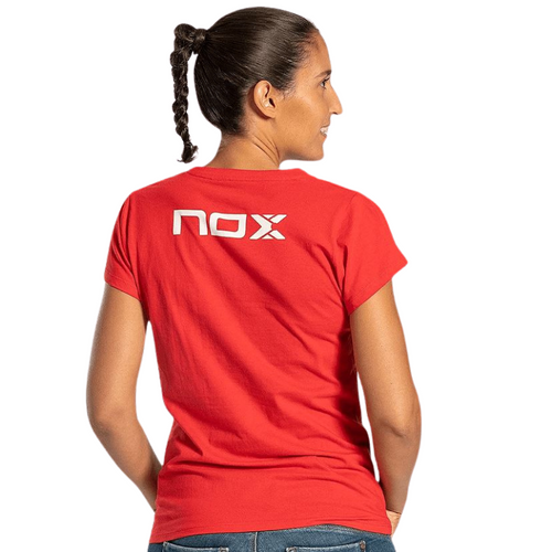 T-shirt Nox Basic Femme rouge - Esprit Padel Shop