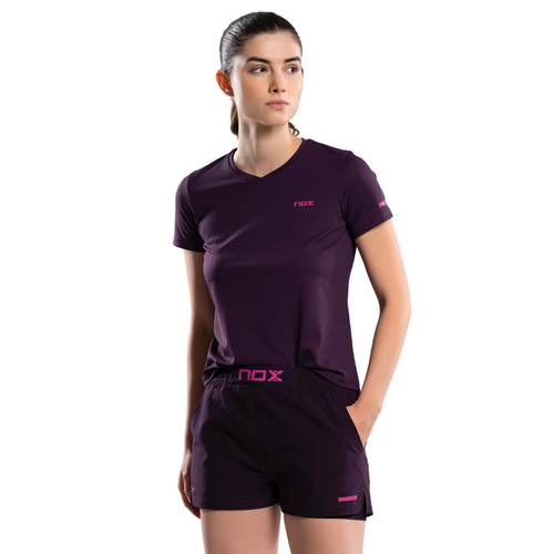 T-shirt Nox Pro Violet Femme - Esprit Padel Shop
