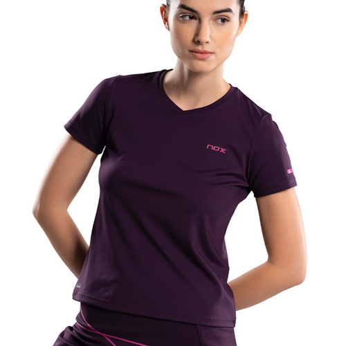 T-shirt Nox Pro Violet Femme - Esprit Padel Shop