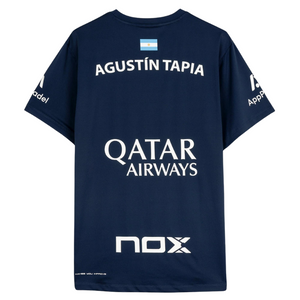 T-shirt Nox Replica Agustin Tapia AT10 Bleu Marine 2025 - Esprit Padel Shop