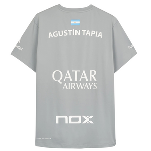 T-shirt Nox Replica Agustin Tapia AT10 Gris 2025 - Esprit Padel Shop