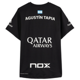 T-shirt Nox Replica Agustin Tapia AT10 Noir 2025 - Esprit Padel Shop