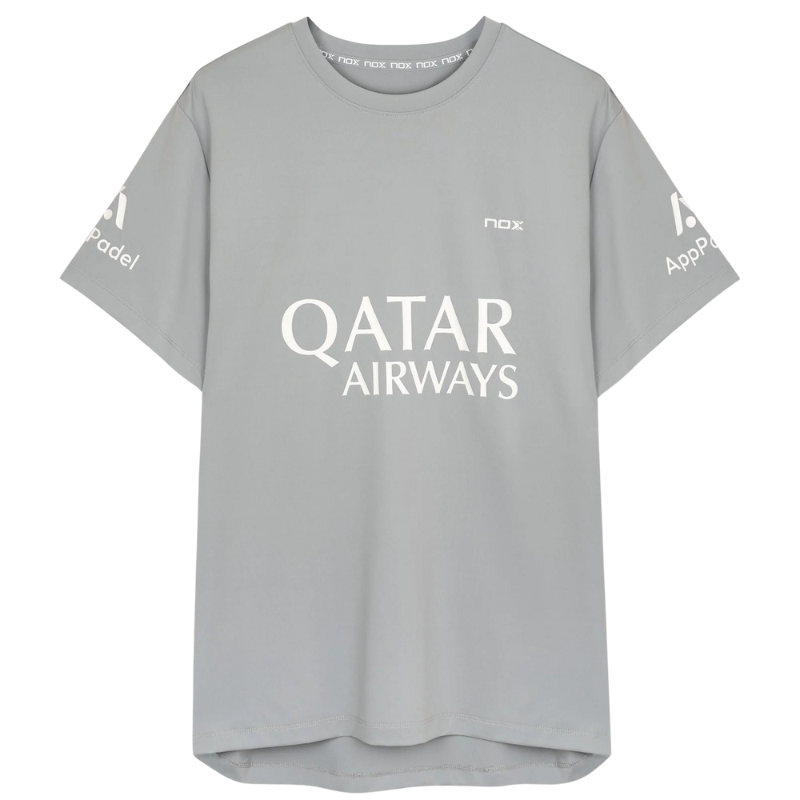 T-shirt Nox Replica Agustin Tapia AT10 Gris 2025 - Esprit Padel Shop