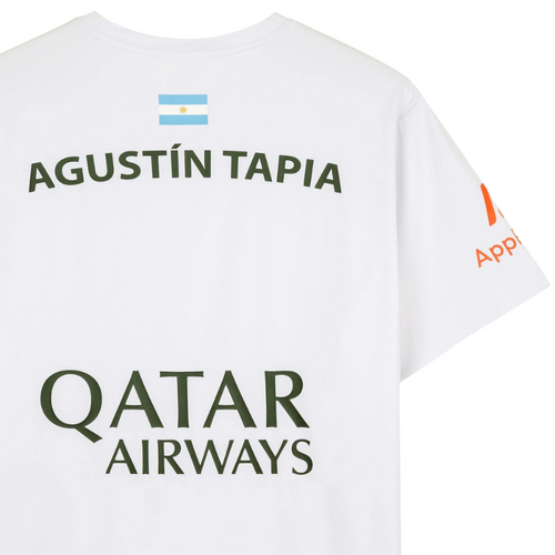 T-shirt Nox Replica Agustin Tapia AT10 Blanc 2025 - Esprit Padel Shop