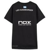 T-shirt Nox Replica Leo Augsburger LA10 Noir 2025 - Esprit Padel Shop