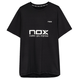 T-shirt Nox Replica Leo Augsburger LA10 Noir 2025 - Esprit Padel Shop