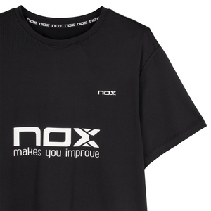 T-shirt Nox Replica Leo Augsburger LA10 Noir 2025 - Esprit Padel Shop