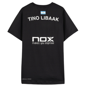 T-shirt Nox Replica Tino Libaak TL10 Noir 2025 - Esprit Padel Shop