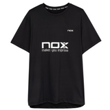 T-shirt Nox Replica Tino Libaak TL10 Noir 2025 - Esprit Padel Shop