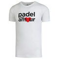 Padel Mon Amour White Cotton T-shirt