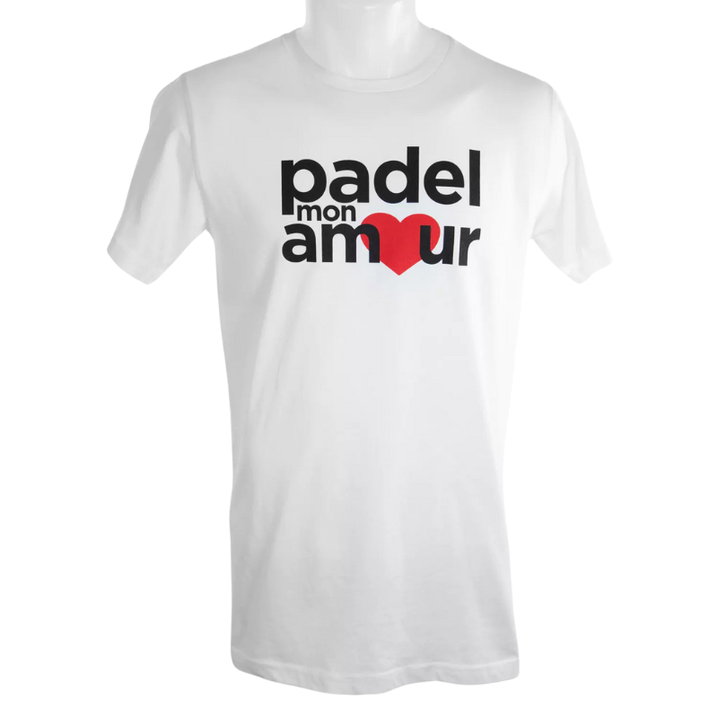 T-shirt Padel Mon Amour Coton Blanc - Esprit Padel Shop