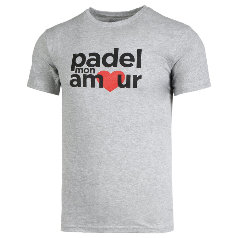 Maglia padel Mon Amour in cotone grigia - Esprit Padel Shop