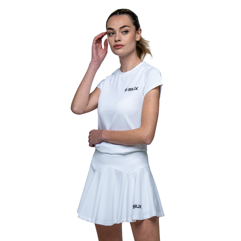 T-shirt Siux Match Blanc Femme - Esprit Padel Shop