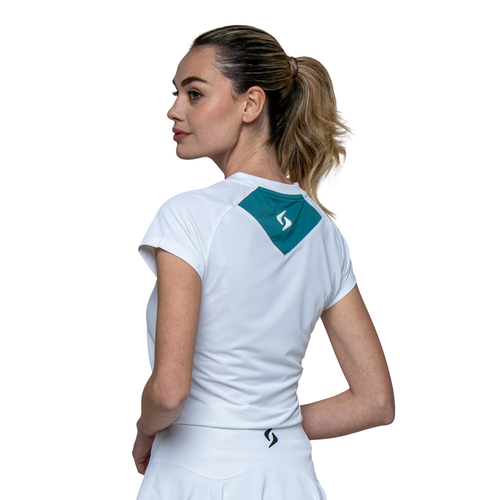 T-shirt Siux Match Blanc Femme - Esprit Padel Shop