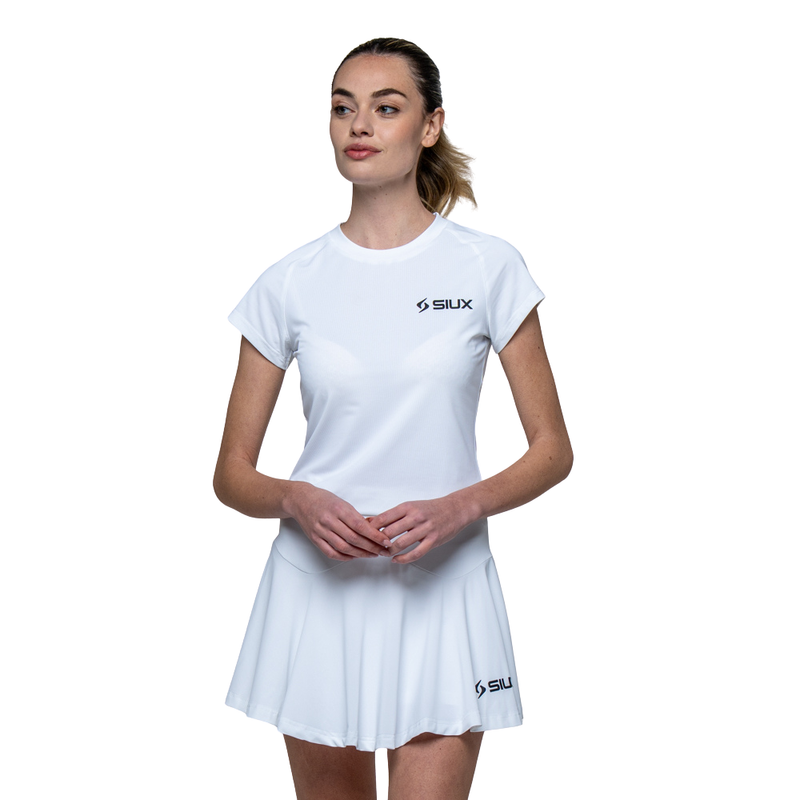 T-shirt Siux Match Blanc Femme - Esprit Padel Shop