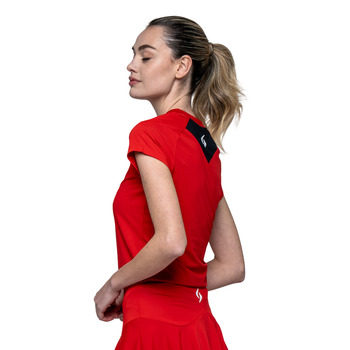 T-shirt Siux Match Rouge Femme - Esprit Padel Shop