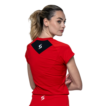 T-shirt Siux Match Rouge Femme - Esprit Padel Shop