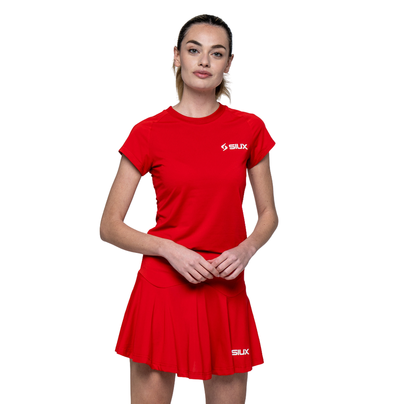 T-shirt Siux Match Rouge Femme - Esprit Padel Shop