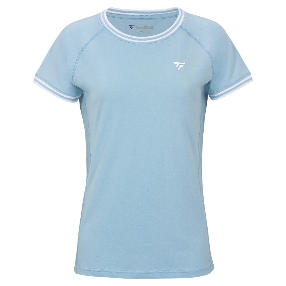 Tecnifibre Team Stretch blå T-shirt för dam - Esprit Padel Shop