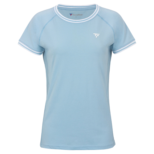 T-shirt Tecnifibre Team Stretch Bleu Femme - Esprit Padel Shop