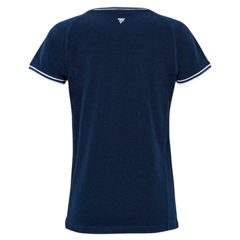 T-shirt Tecnifibre Team Stretch Bleu Marine Femme - Esprit Padel Shop