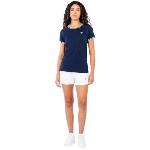 T-shirt Tecnifibre Team Stretch Bleu Marine Femme - Esprit Padel Shop