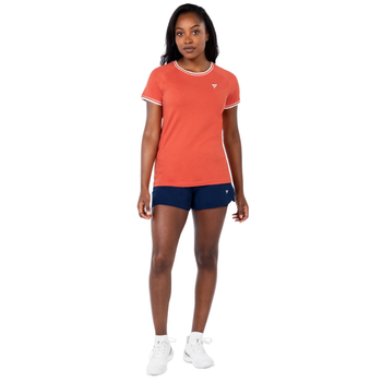 T-shirt Tecnifibre Team Stretch Rouge Femme - Esprit Padel Shop