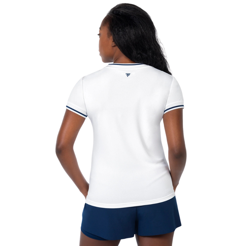 T-shirt da donna Tecnifibre Team Tech Bianca - Esprit Padel Negozio