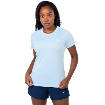 T-shirt Tecnifibre Team Tech Bleu Femme - Esprit Padel Shop