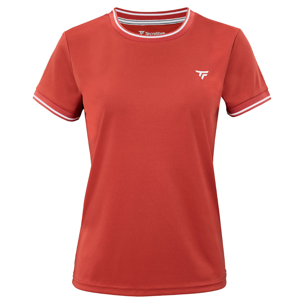 T-shirt Tecnifibre Team Tech Rouge Femme - Esprit Padel Shop