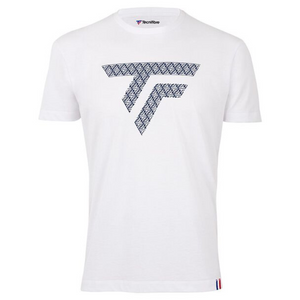 T-shirt Tecnifibre Training Tee Blanc Face - Esprit Padel Shop