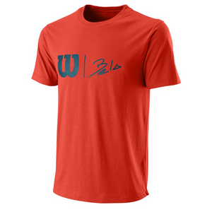 T-shirt Wilson Bela Hype Tech Tee Rouge Face - Esprit Padel Shop