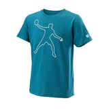 T-shirt Wilson Bela Tech Tee II Bleu - Esprit Padel Shop