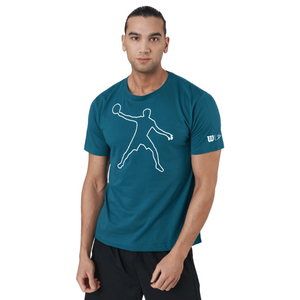 T-shirt Wilson Bela Tech Tee II Bleu - Esprit Padel Shop