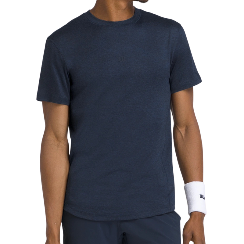 T-shirt Wilson Everyday Performance Tee Bleu Marine - Esprit Padel Shop